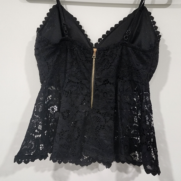 Flared Lace Cami - Picture 2 of 4